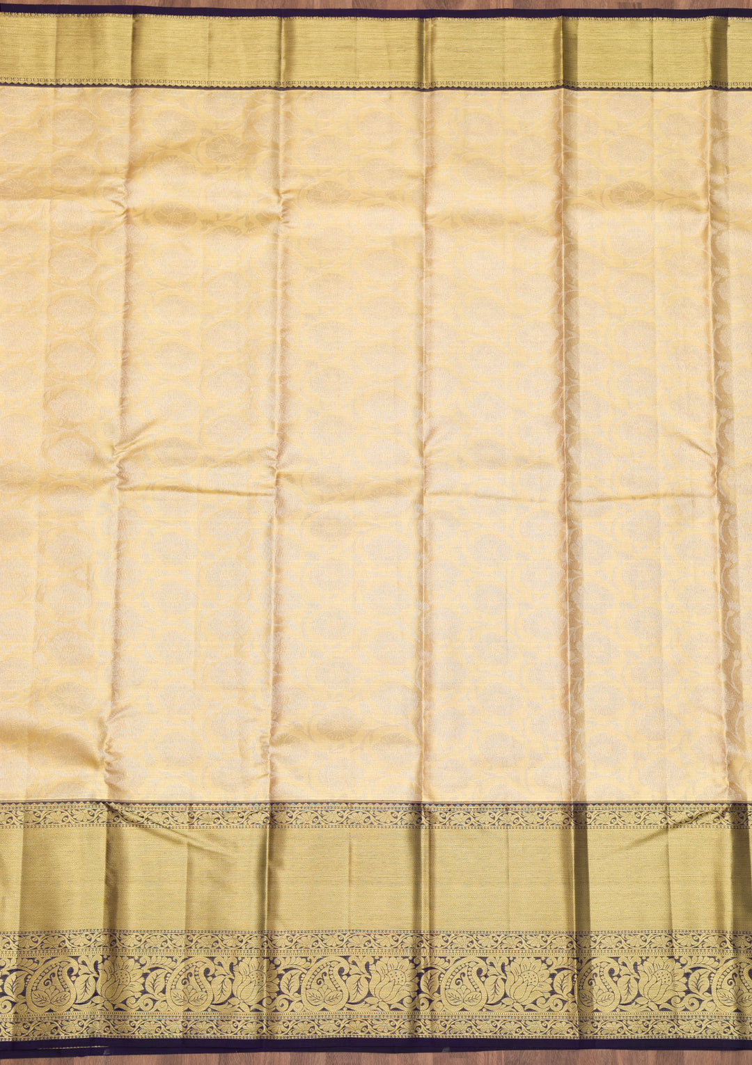 Gold Zariwork Kanjivaram Pure Silk Saree