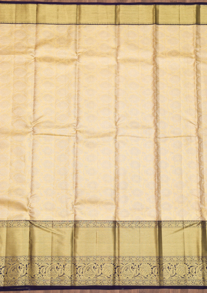 Gold Zariwork Kanjivaram Pure Silk Saree