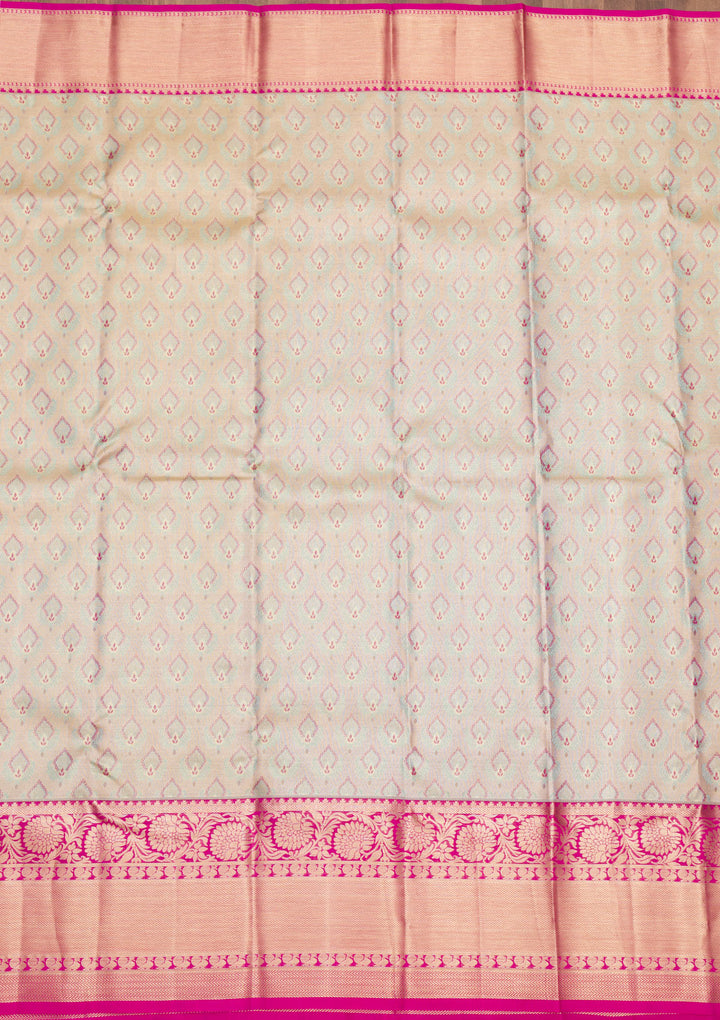 Gold Zariwork Pure Silk Saree