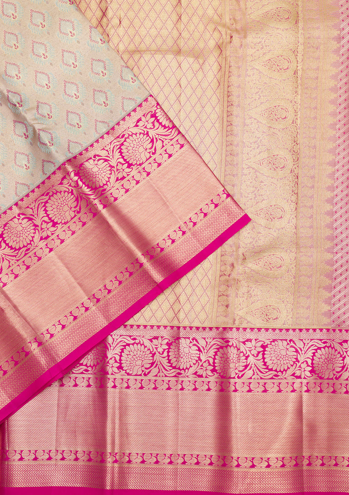Gold Zariwork Pure Silk Saree