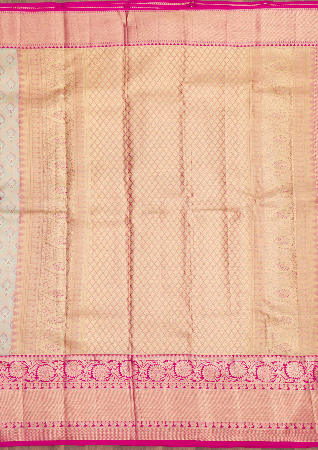 Gold Zariwork Pure Silk Saree