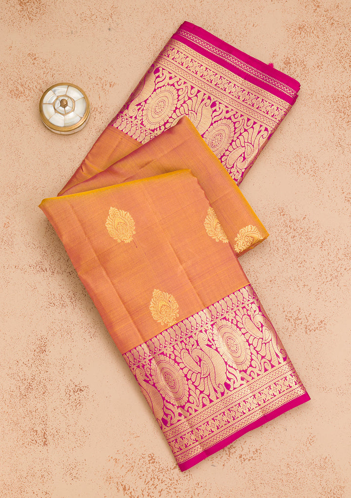 Gold Zariwork Pure Silk Saree