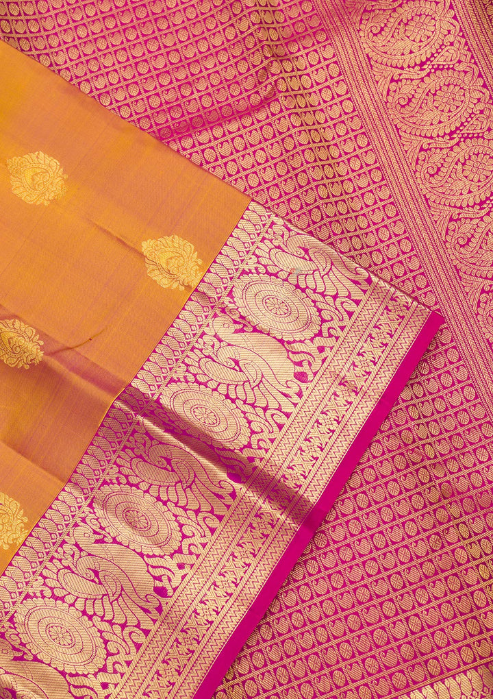 Gold Zariwork Pure Silk Saree