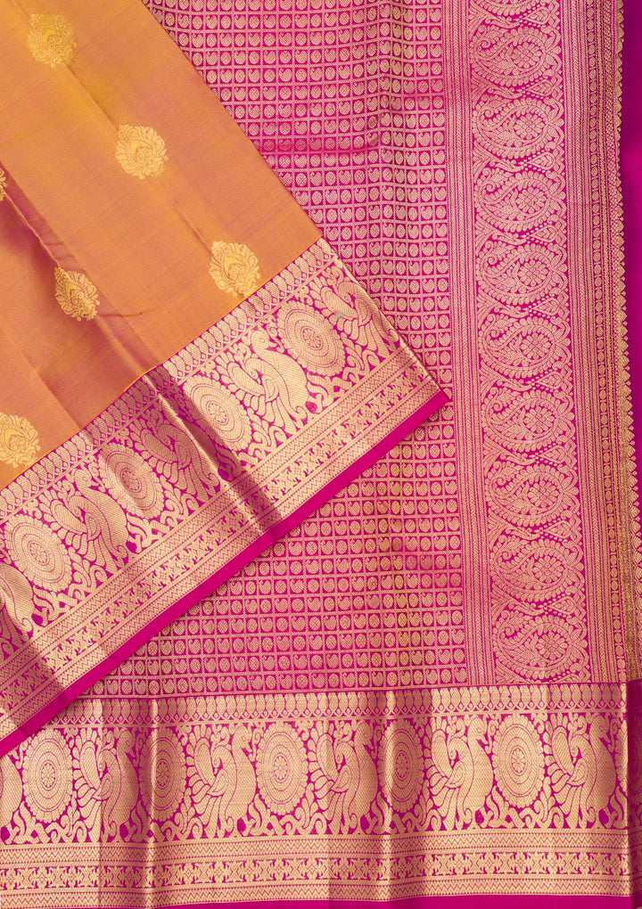Gold Zariwork Pure Silk Saree
