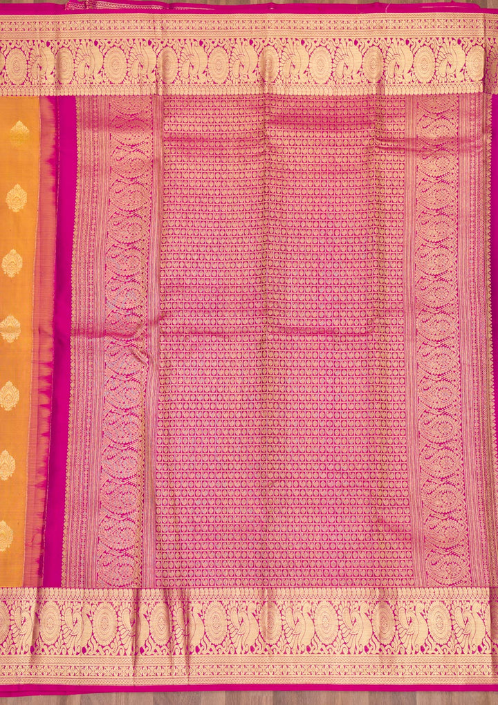 Gold Zariwork Pure Silk Saree