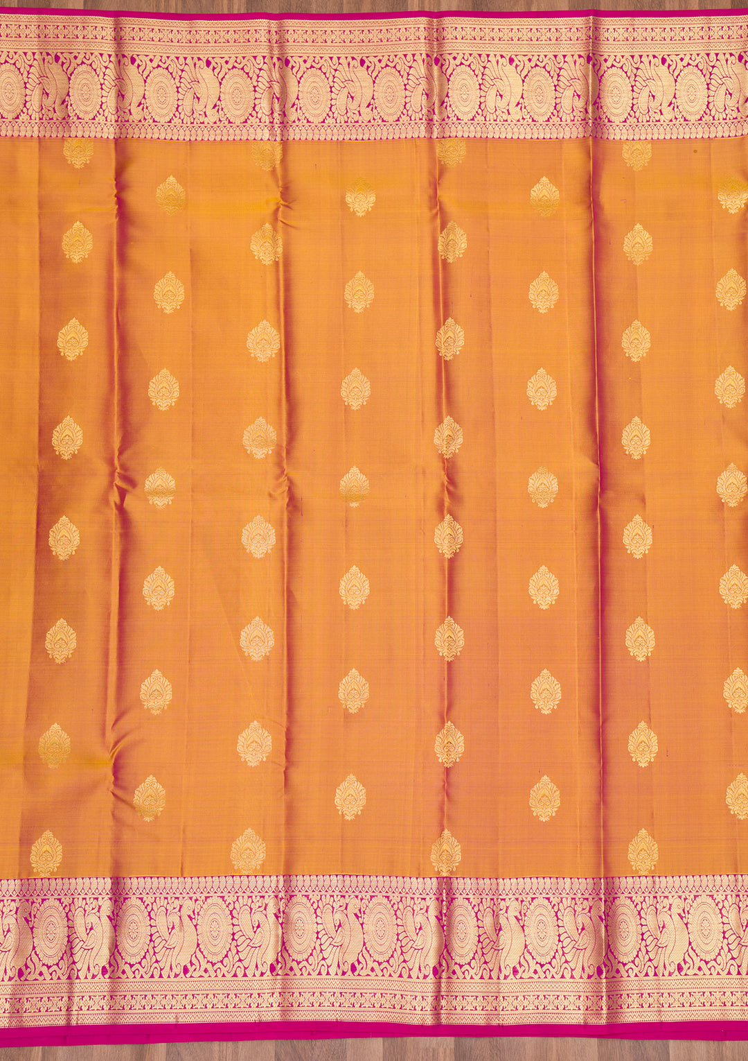 Gold Zariwork Pure Silk Saree