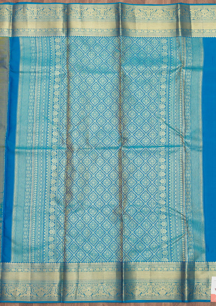 Mehendi Zariwork Banarasi Pure Silk Saree