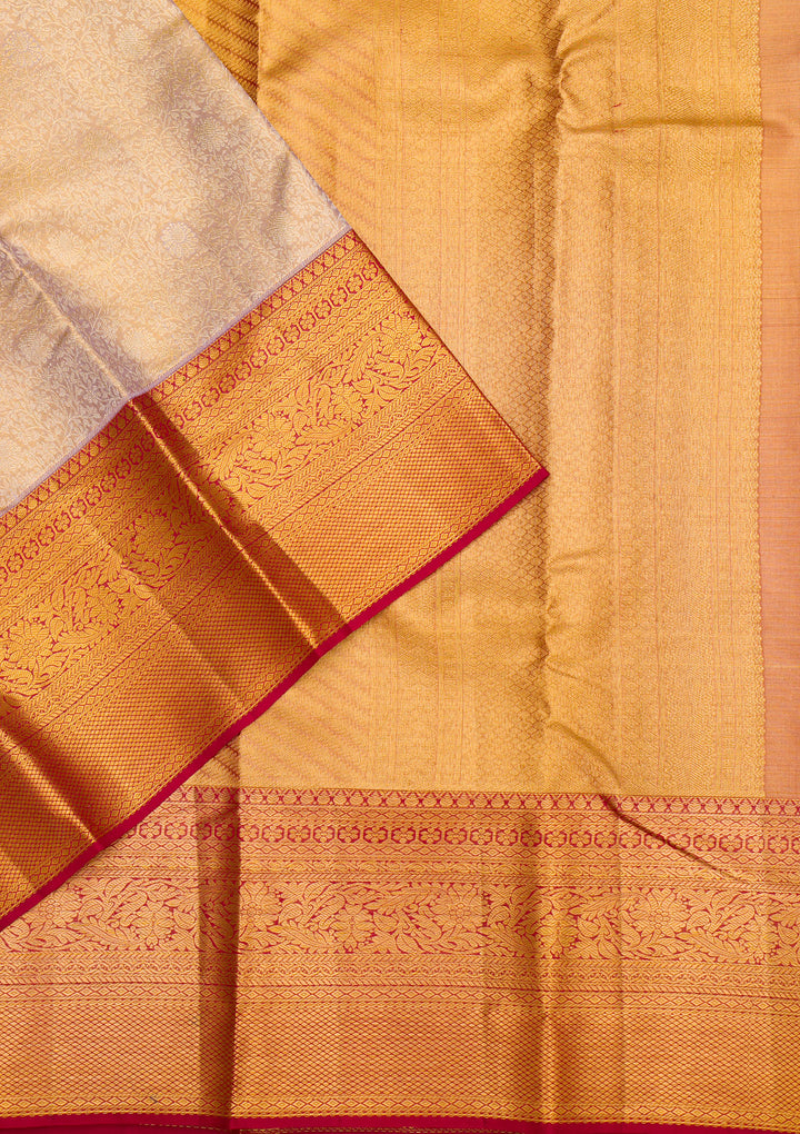 Gold Zariwork Pure Silk Saree