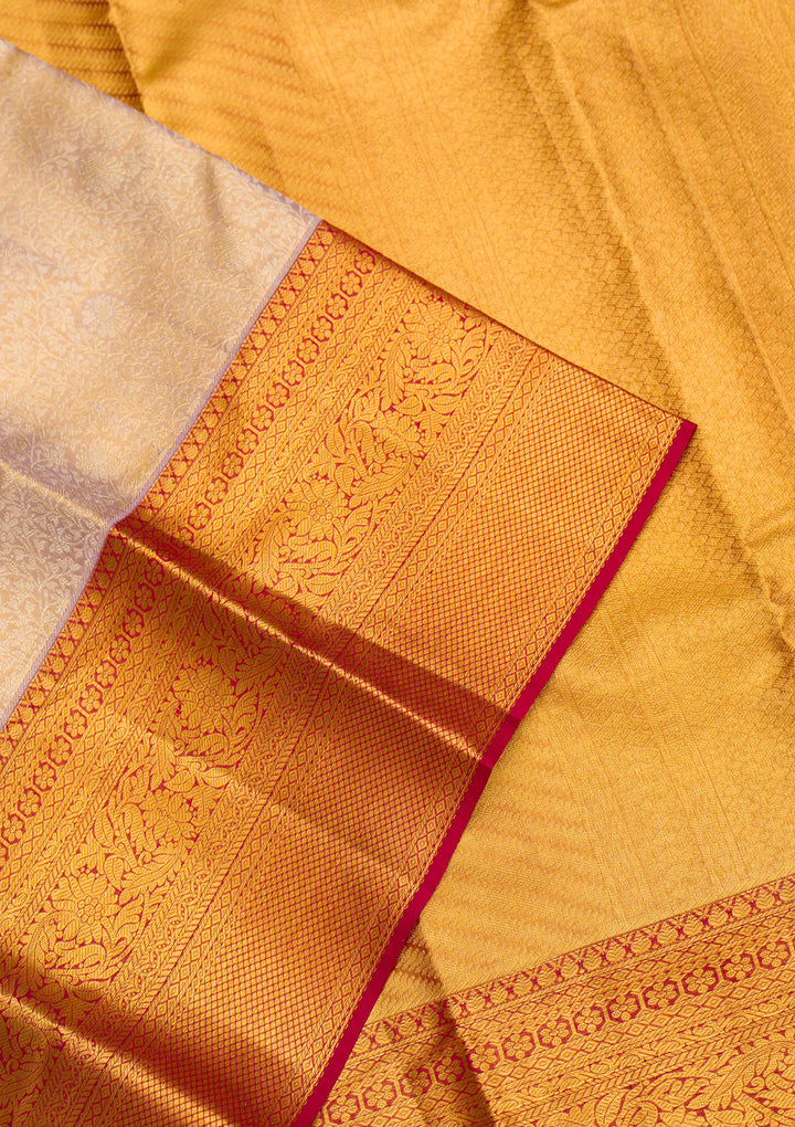 Gold Zariwork Pure Silk Saree