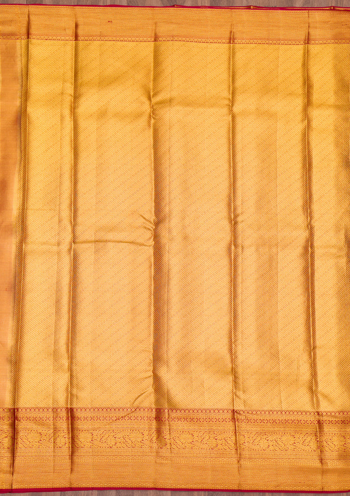 Gold Zariwork Pure Silk Saree