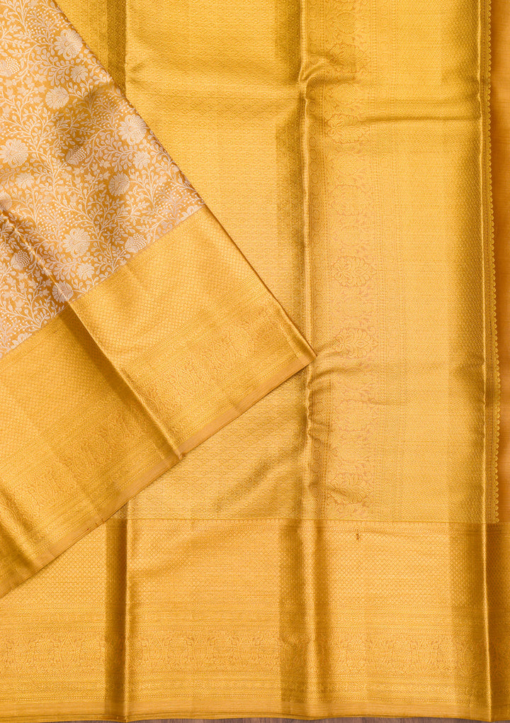 Gold Zariwork Pure Silk Saree
