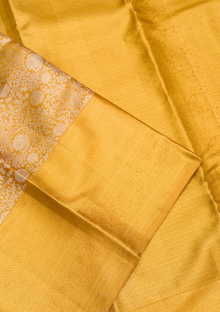 Gold Zariwork Pure Silk Saree