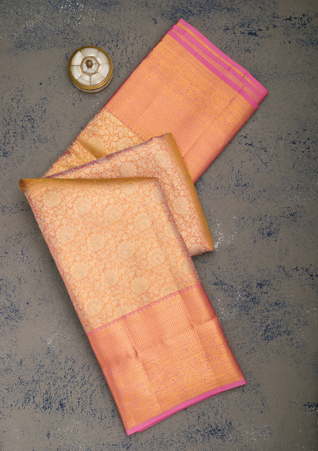 Gold Zariwork Pure Silk Saree