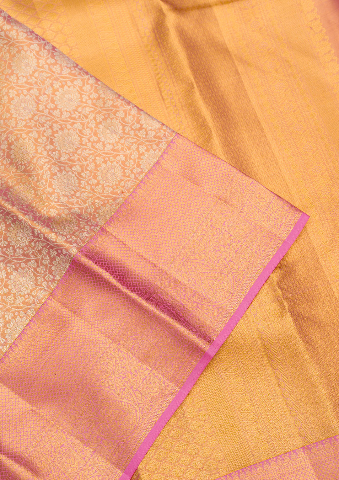 Gold Zariwork Pure Silk Saree