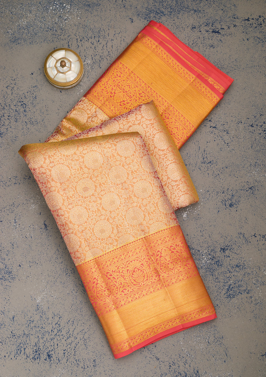 Gold Zariwork Pure Silk Saree