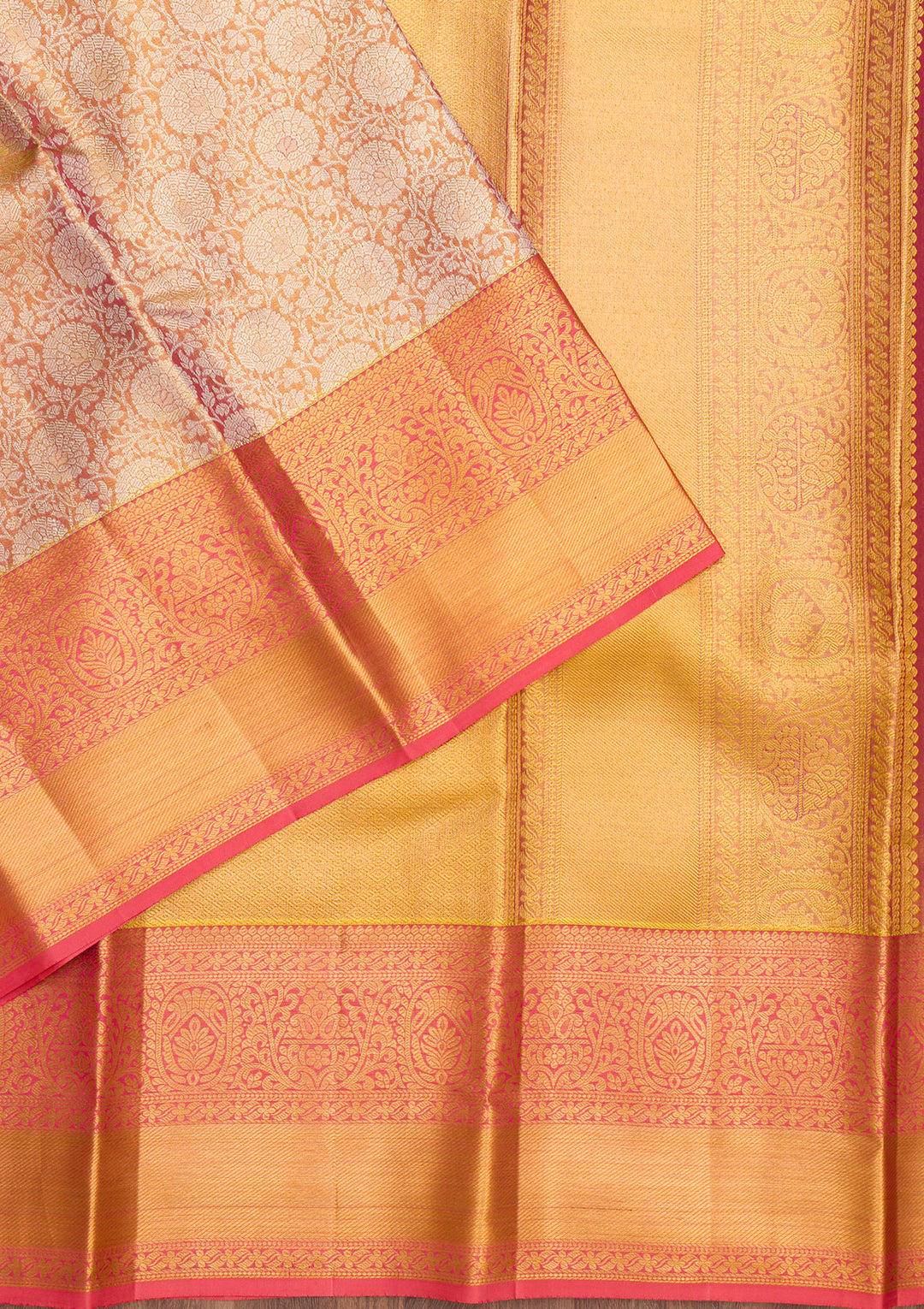 Gold Zariwork Pure Silk Saree