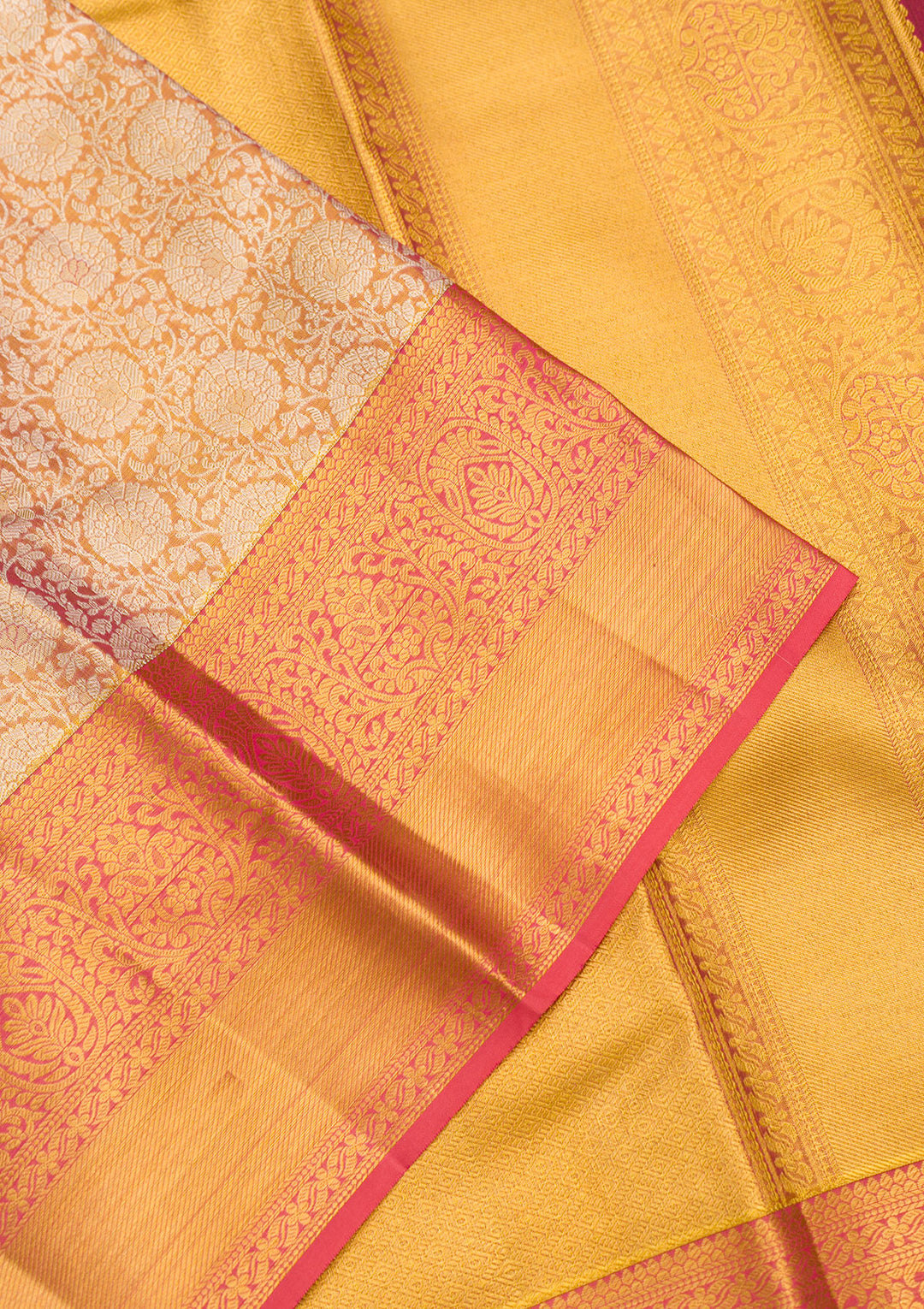 Gold Zariwork Pure Silk Saree