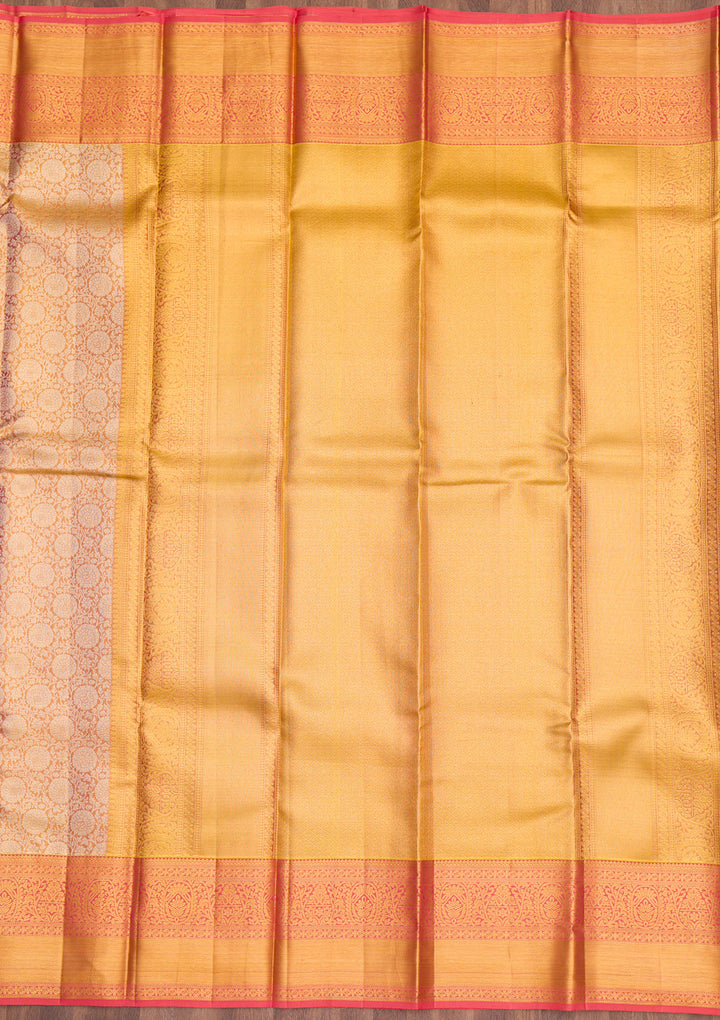 Gold Zariwork Pure Silk Saree