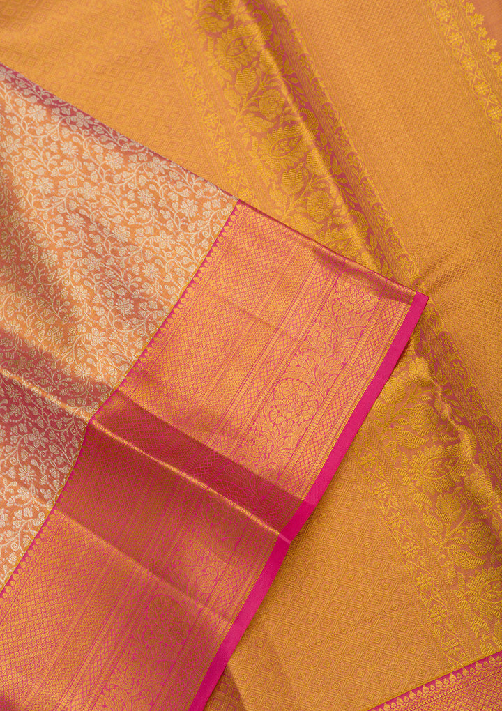 Gold Zariwork Pure Silk Saree