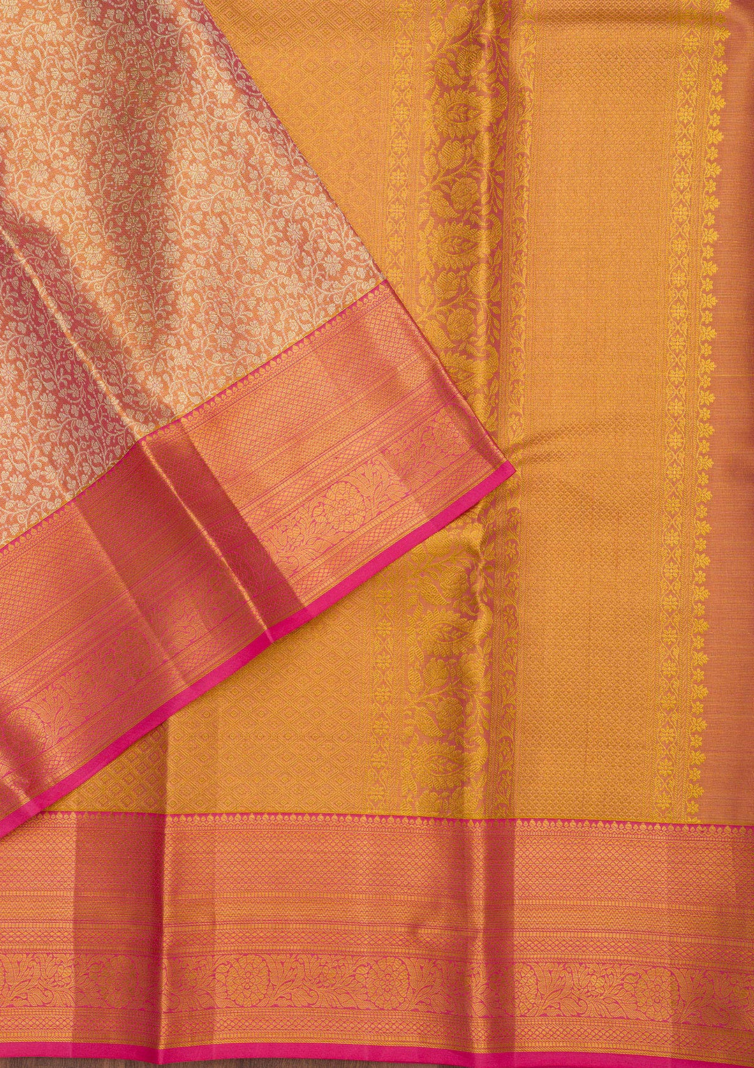 Gold Zariwork Pure Silk Saree