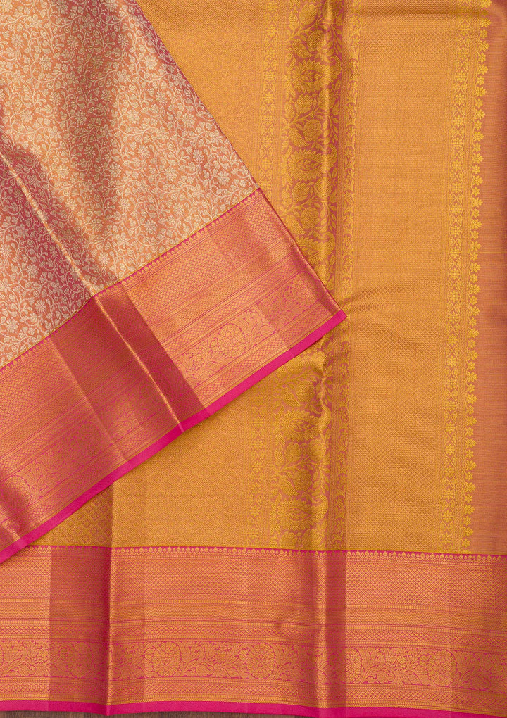 Gold Zariwork Pure Silk Saree