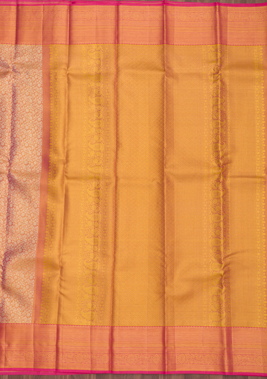 Gold Zariwork Pure Silk Saree
