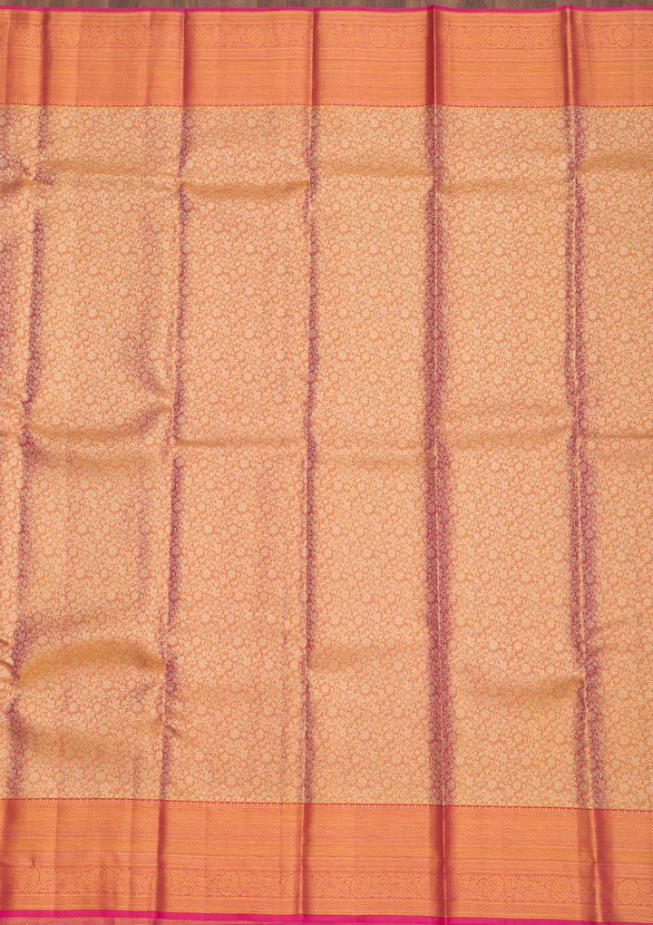 Gold Zariwork Pure Silk Saree