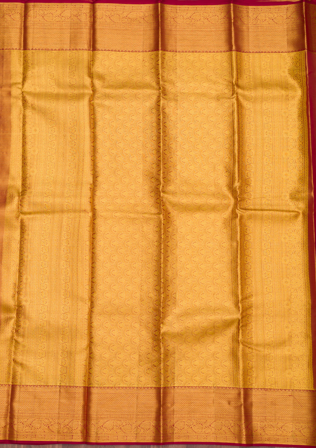 Gold Zariwork Pure Silk Saree