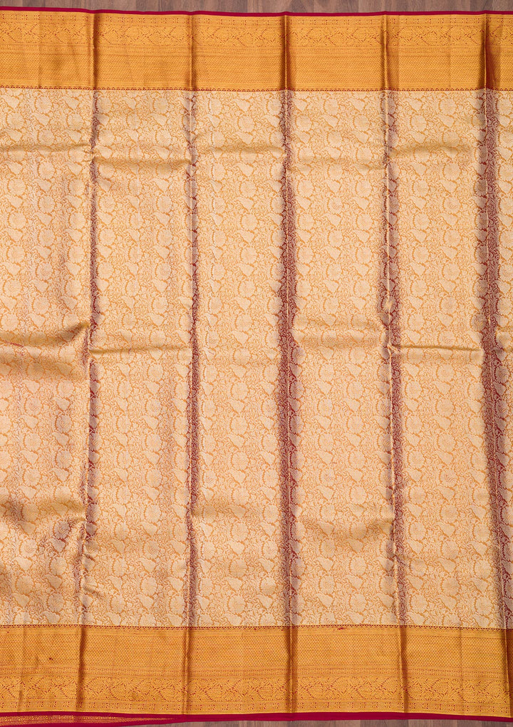 Gold Zariwork Pure Silk Saree