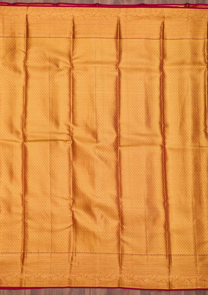 Gold Zariwork Pure Silk Saree