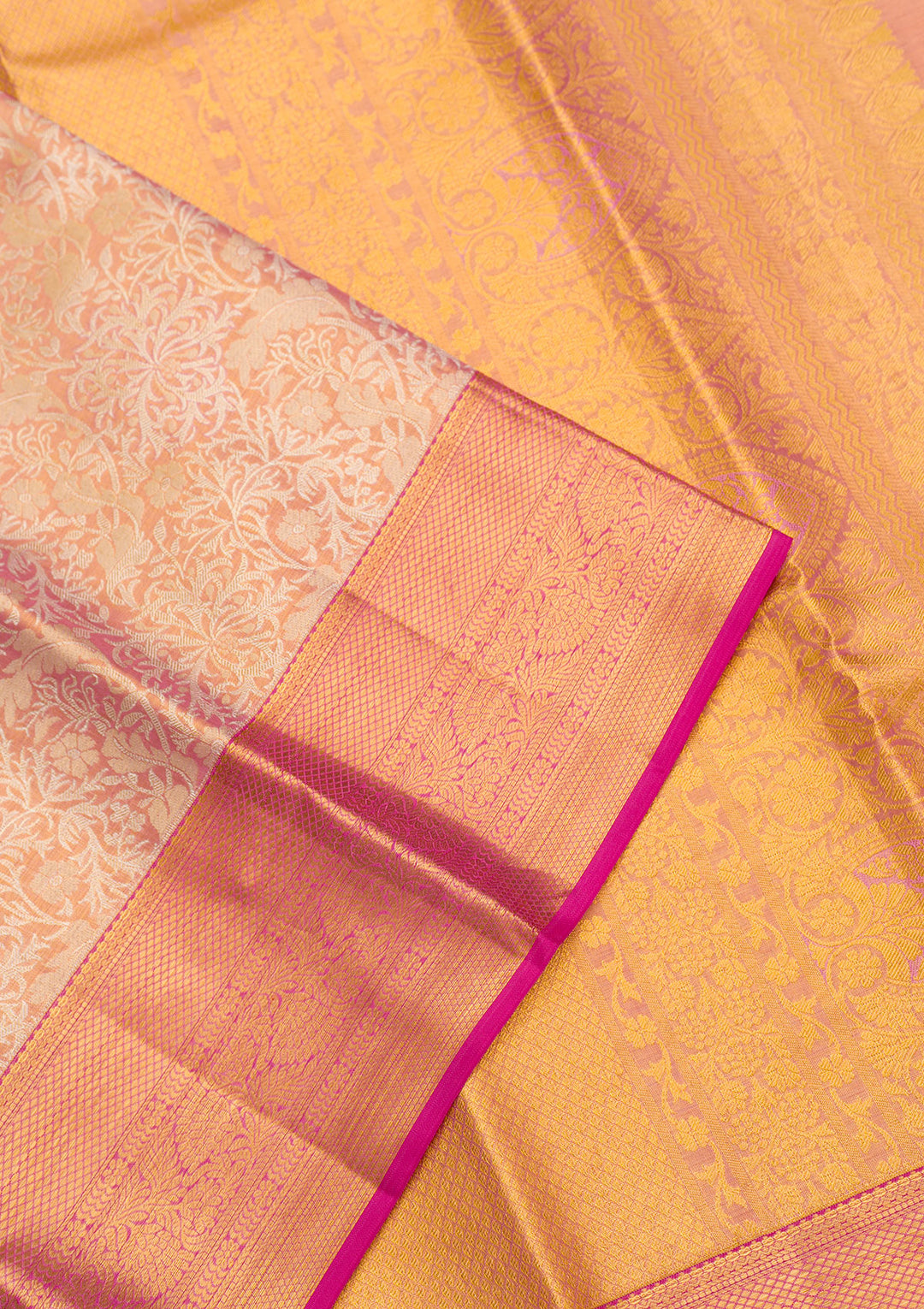 Gold Zariwork Pure Silk Saree