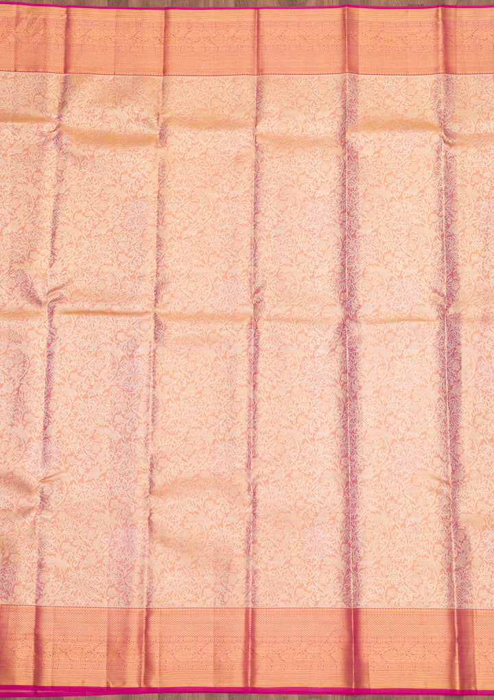 Gold Zariwork Pure Silk Saree