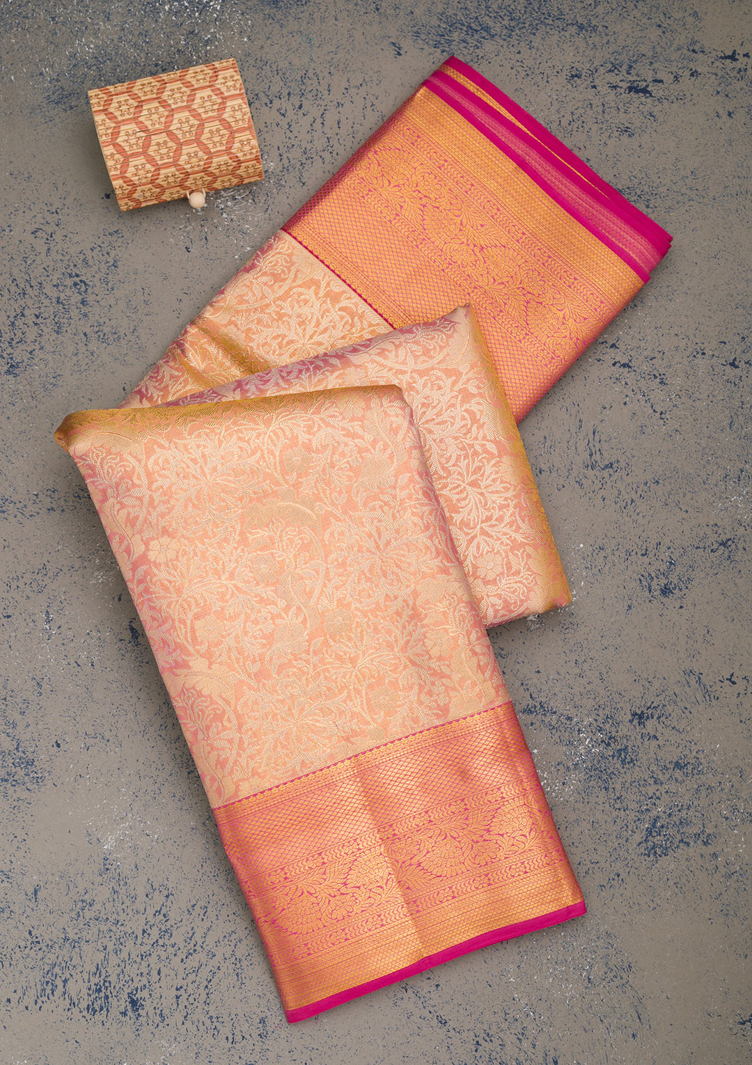 Gold Zariwork Pure Silk Saree