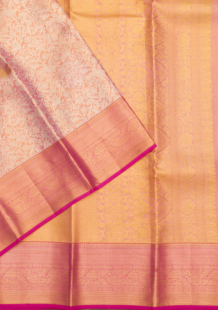 Gold Zariwork Pure Silk Saree