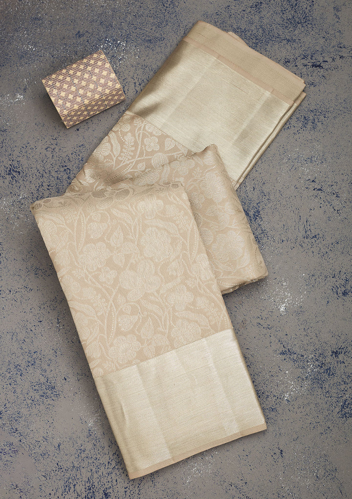 Gold Zariwork Pure Silk Saree