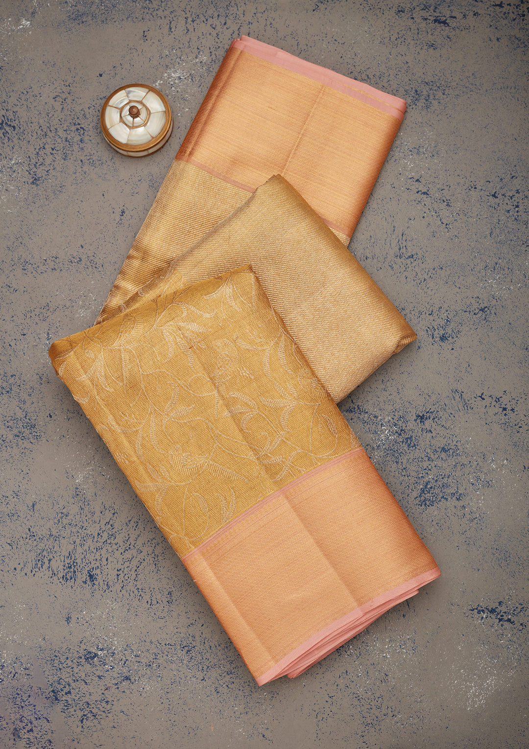 Gold Zariwork Pure Silk Saree