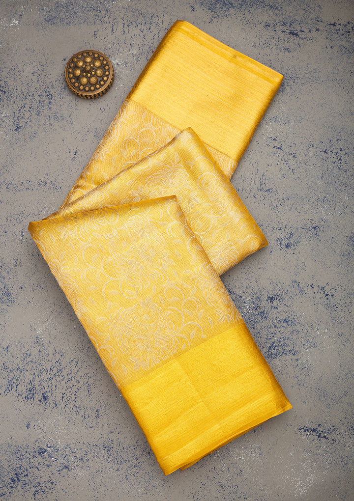 Gold Zariwork Pure Silk Saree