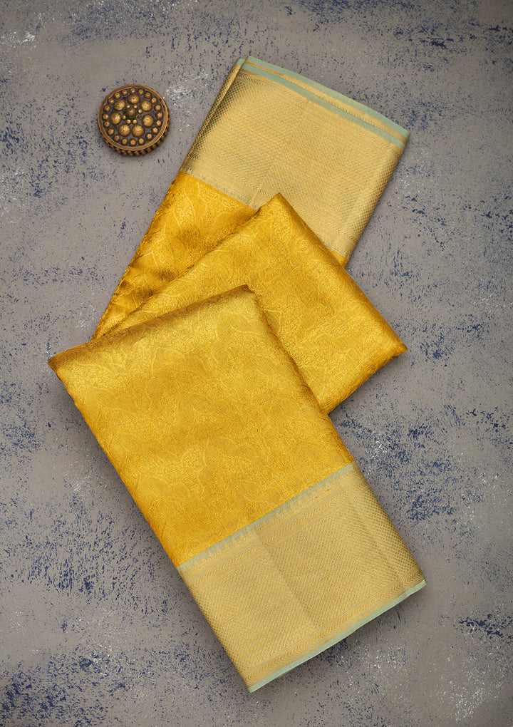 Gold Zariwork Pure Silk Saree