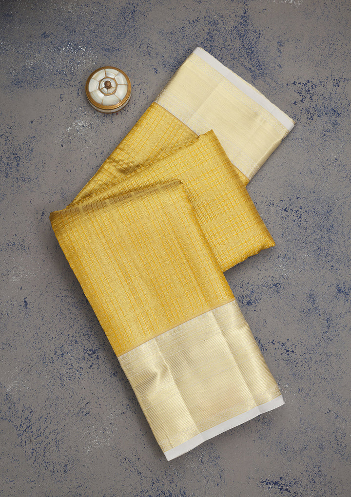 Gold Zariwork Pure Silk Saree