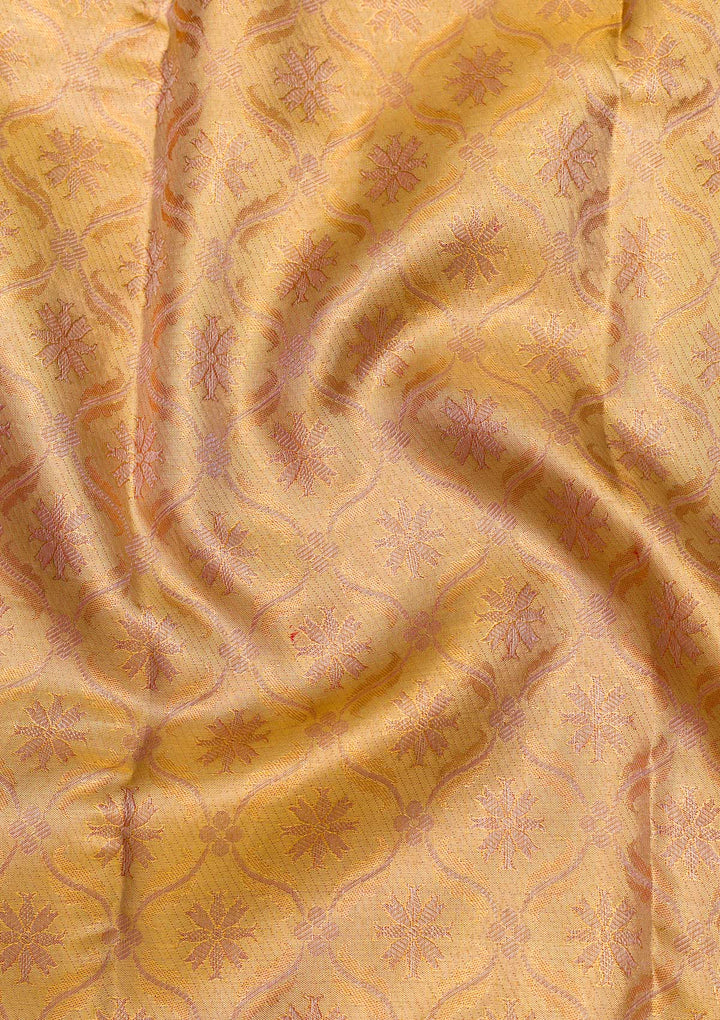 Gold Zariwork Kanjivaram Pure Silk Saree