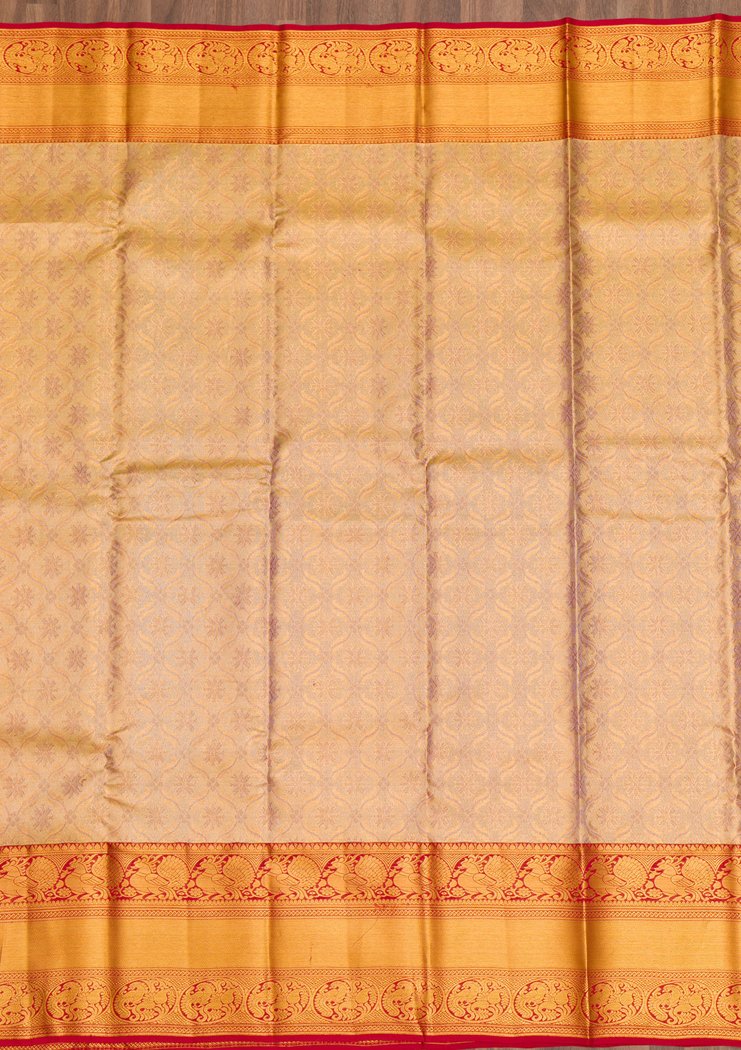 Gold Zariwork Kanjivaram Pure Silk Saree