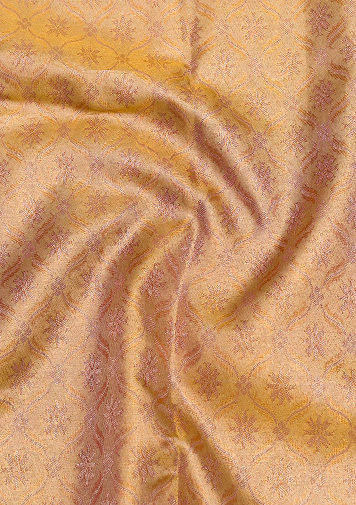 Gold Zariwork Kanjivaram Pure Silk Saree
