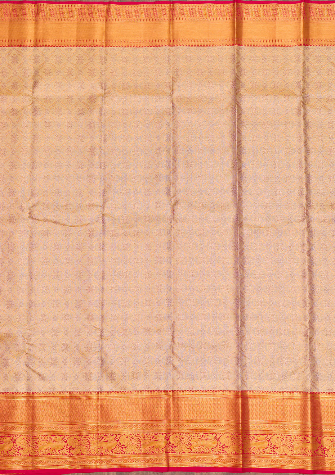 Gold Zariwork Kanjivaram Pure Silk Saree