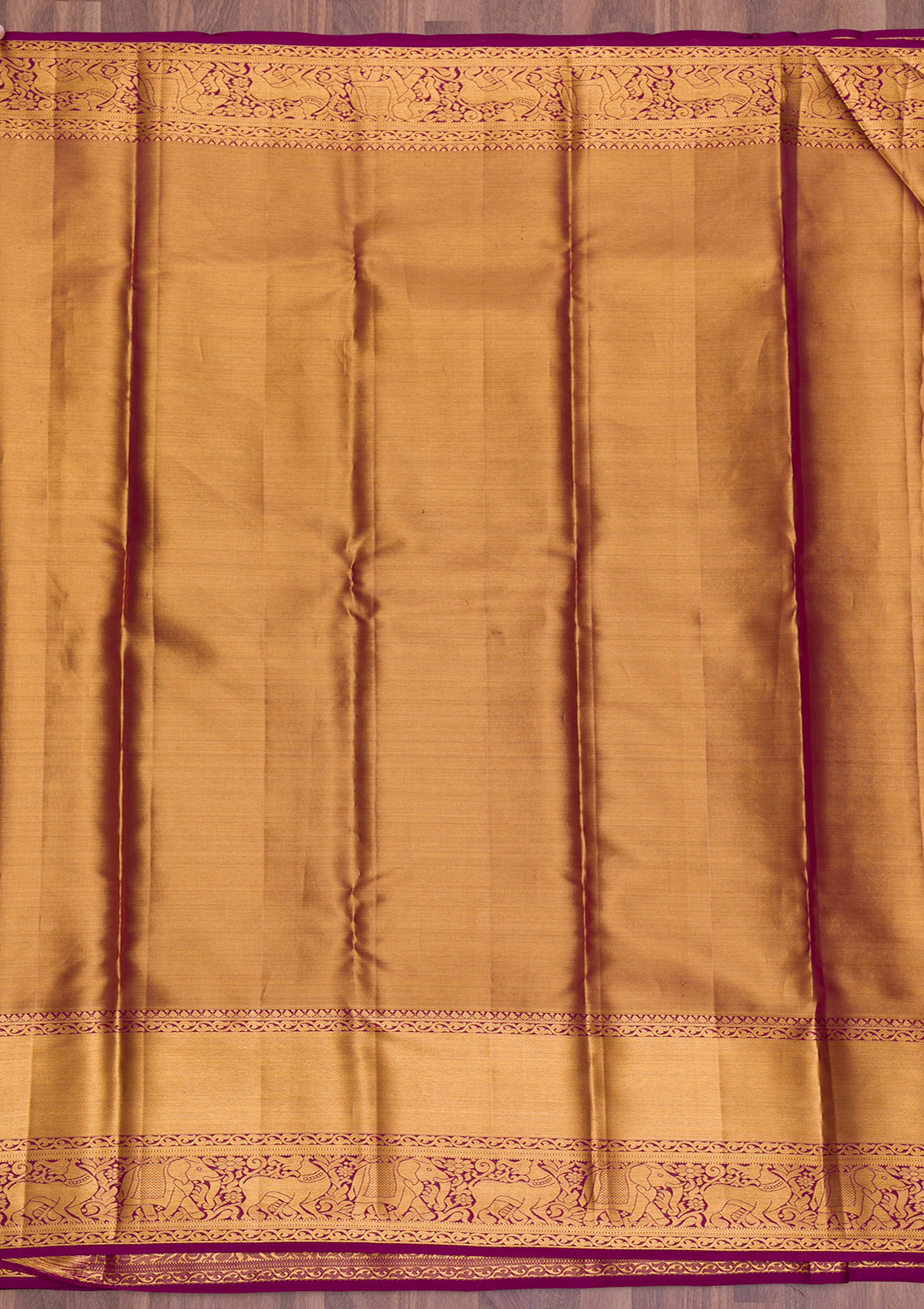 Gold Zariwork Kanjivaram Pure Silk Saree