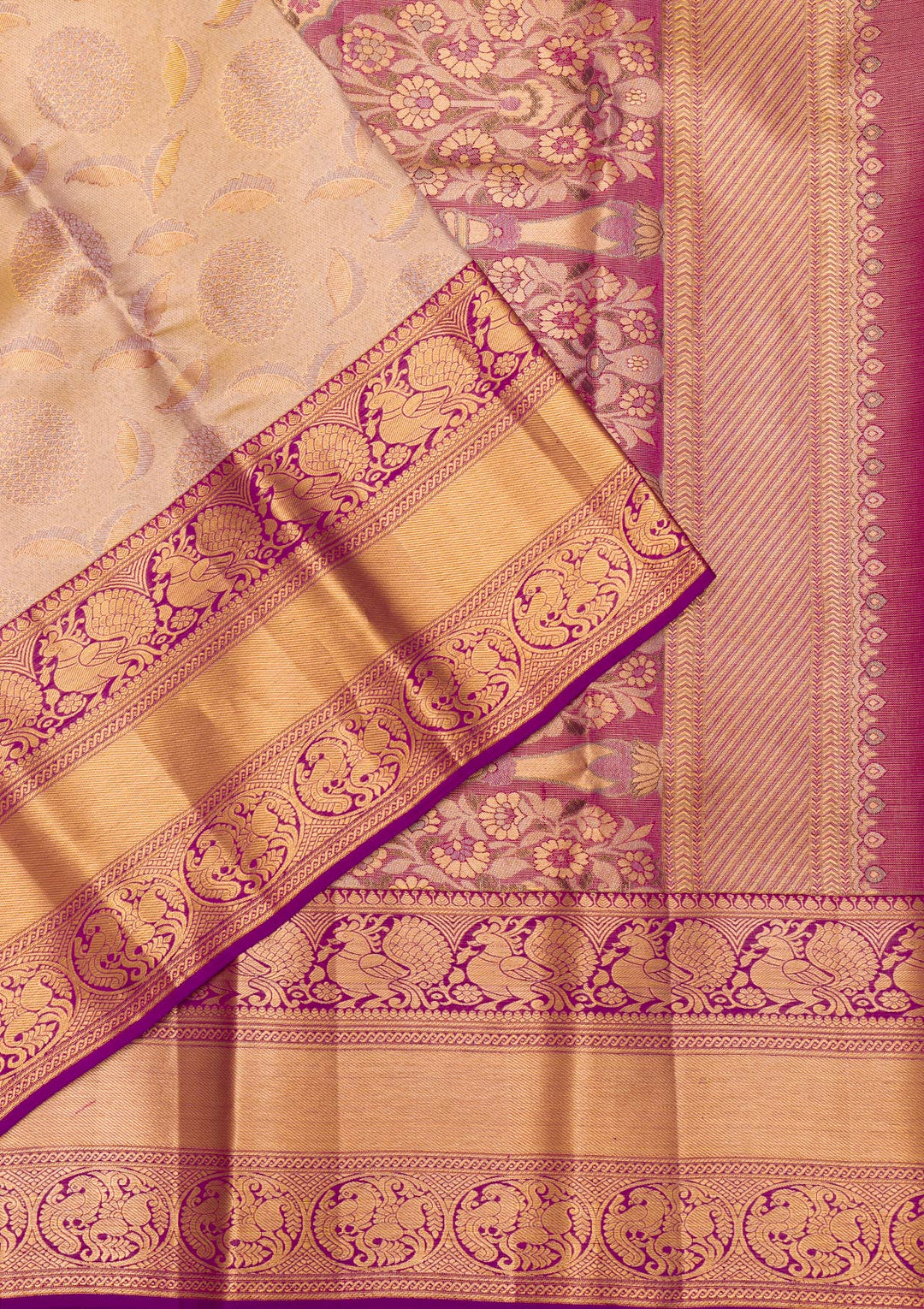 Gold Zariwork Pure Silk Saree