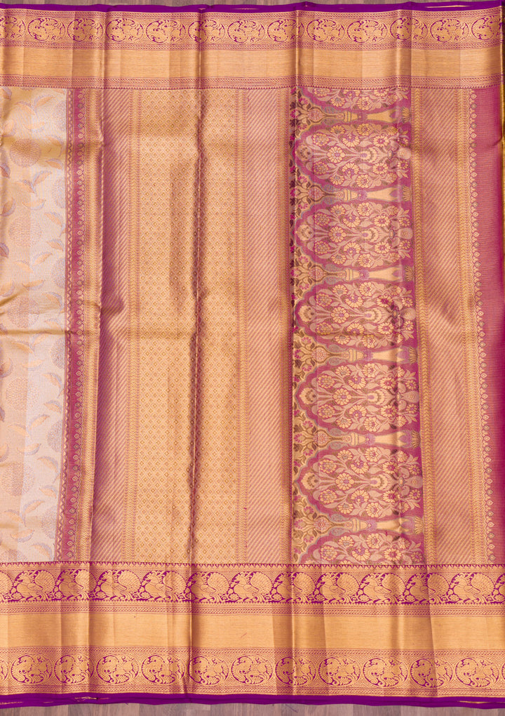 Gold Zariwork Pure Silk Saree