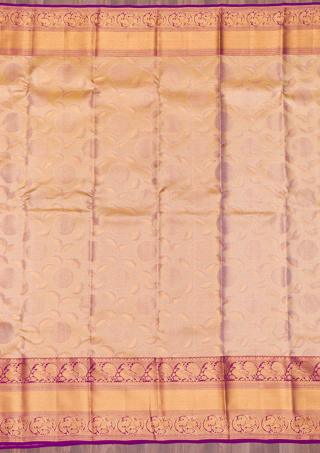 Gold Zariwork Pure Silk Saree