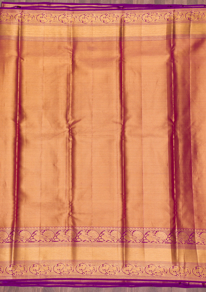 Gold Zariwork Pure Silk Saree