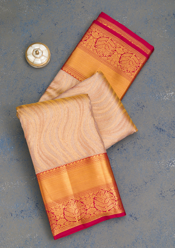 Gold Zariwork Pure Silk Saree