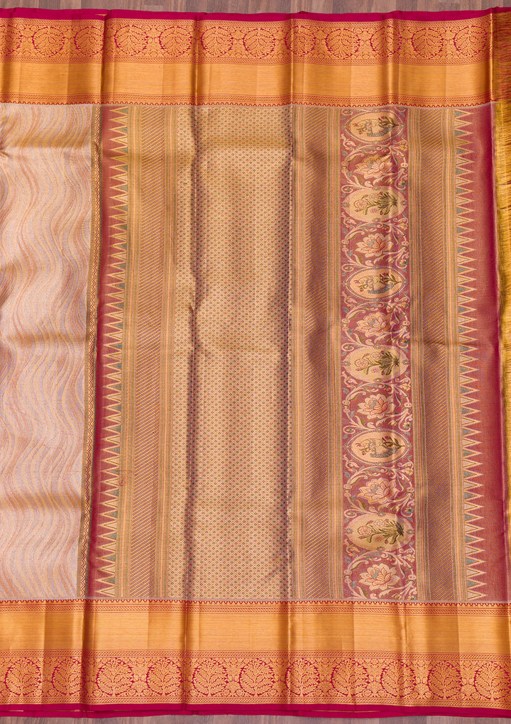 Gold Zariwork Pure Silk Saree